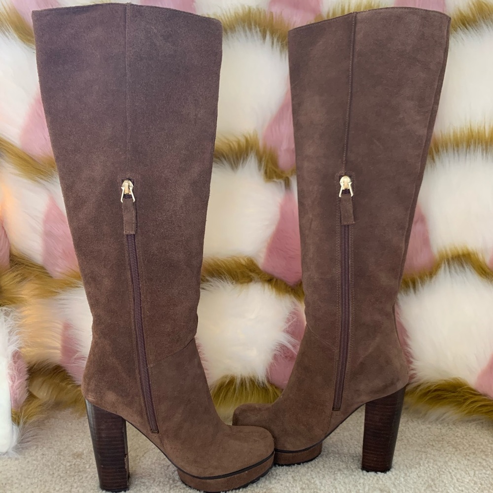 Heidi Klum suede boots